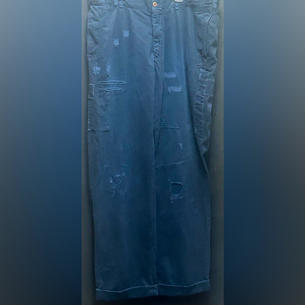 Polo Ralph Lauren 40x32 - Vintage Distressed Chino Pants/Workwear/Patchwork